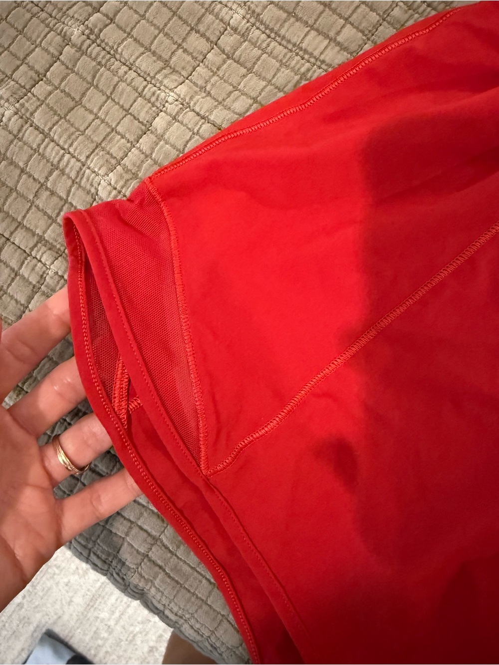 lululemon athletica Red Tank Top and Shorts Set - Picture 3 of 8